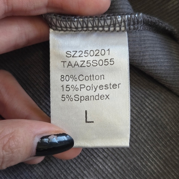Automet Washed Rib Tank Top. Size Large. New. - Picture 7 of 8